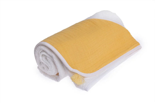 Mollia Unisex Baby Towel - Yellow