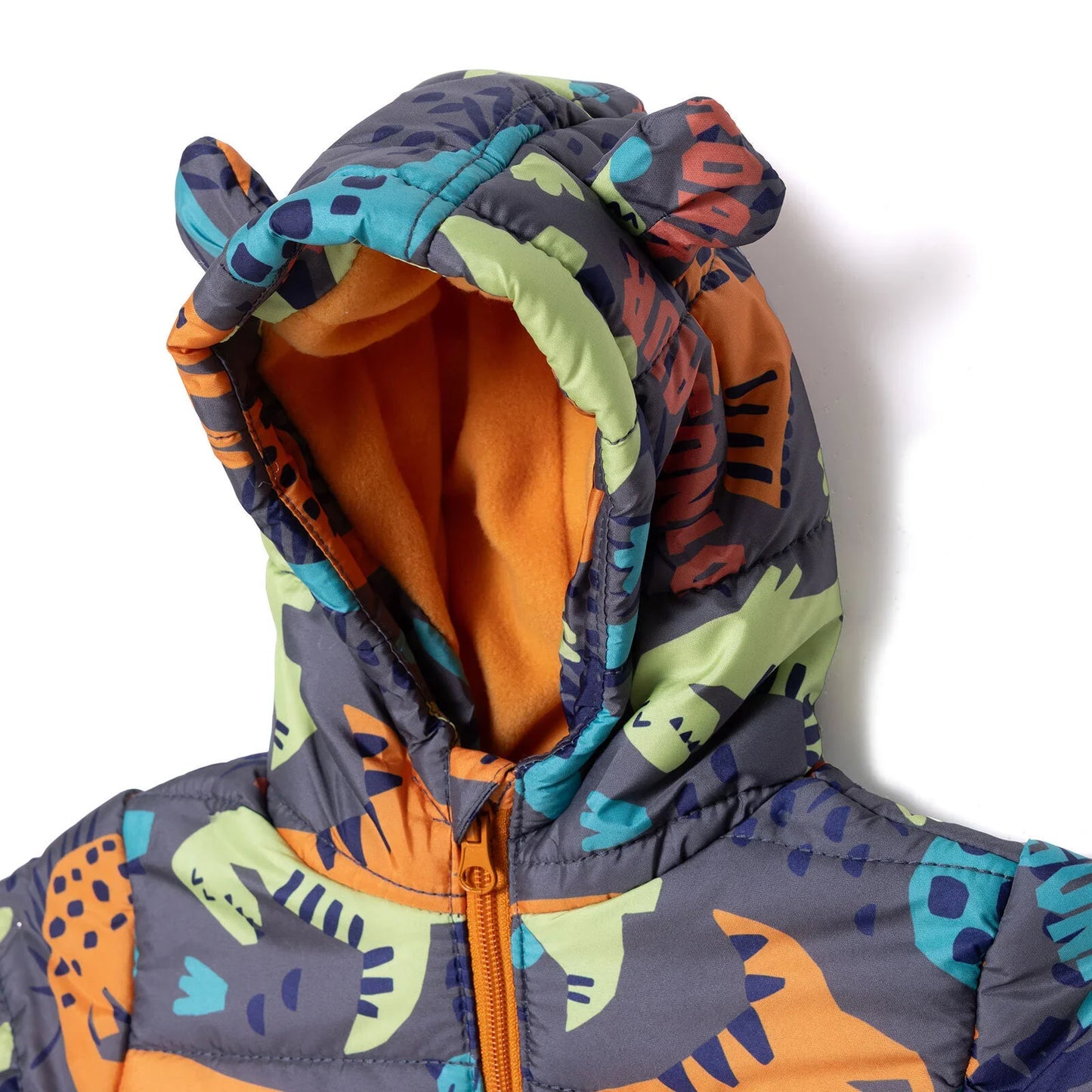 HelloBaby Baby Boy Dinosaur Printed Coat - Printed