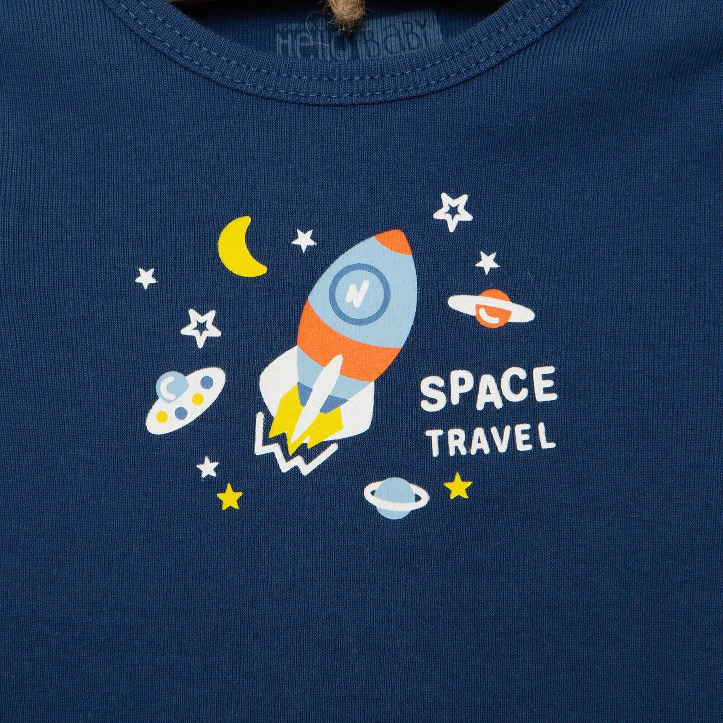 HelloBaby Baby Boy Long Sleeve Bodysuit - Navy Blue