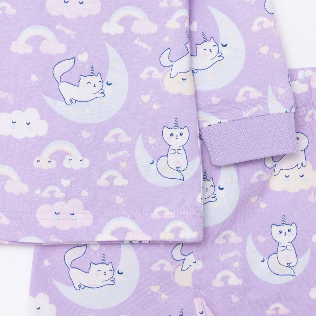 HelloBaby Girl Long Sleeve Pyjamas Set - Purple