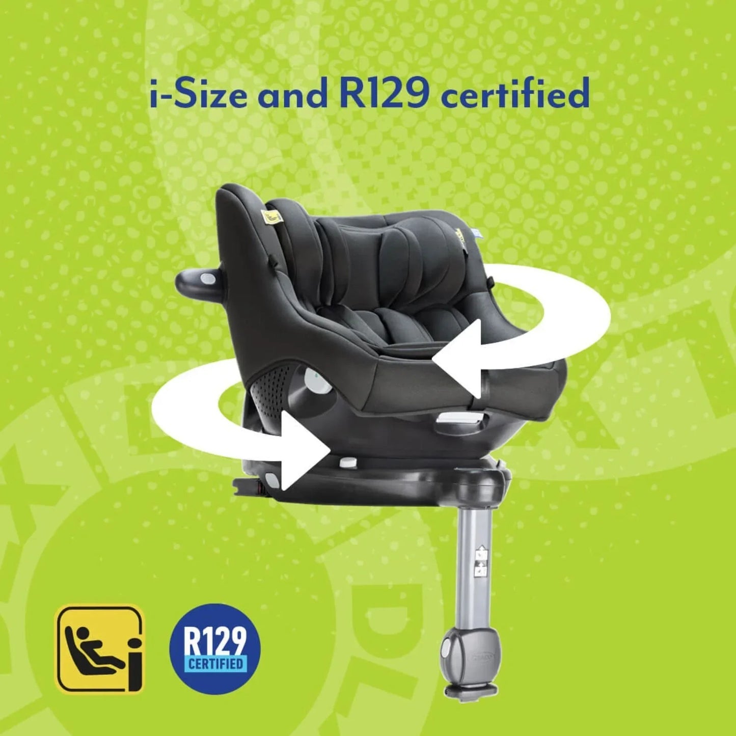 Graco Turn2Me DLX i-Size R129 Car Seat - Midnight