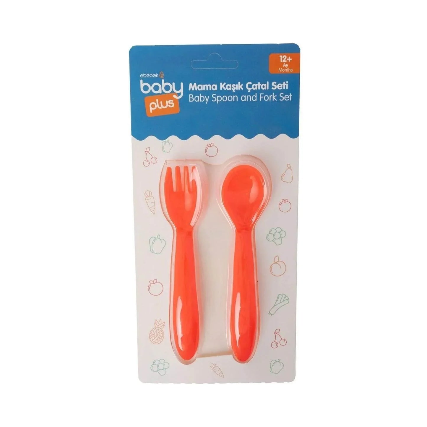 baby plus Baby Food Spoon & Fork Set