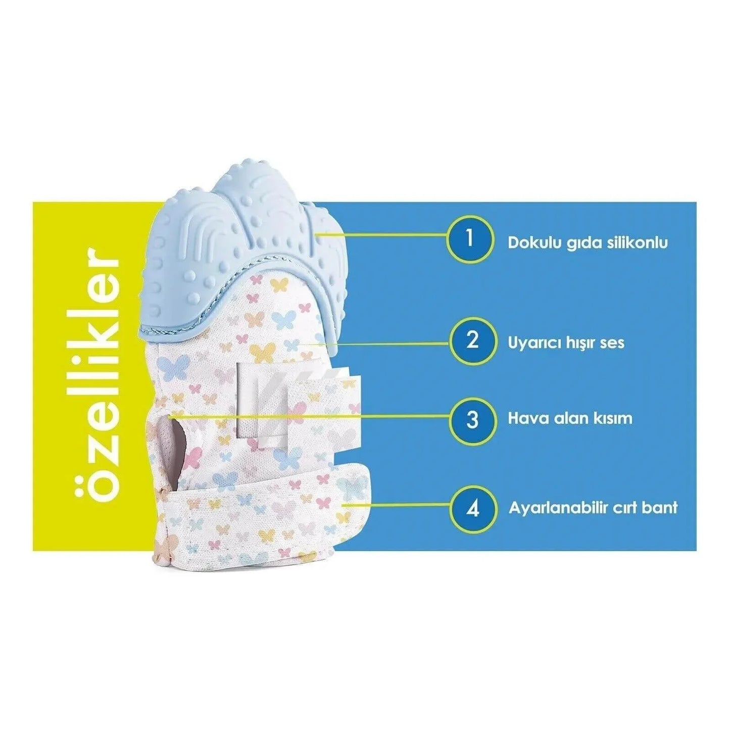 baby toys Baby Teething Mittens Pink