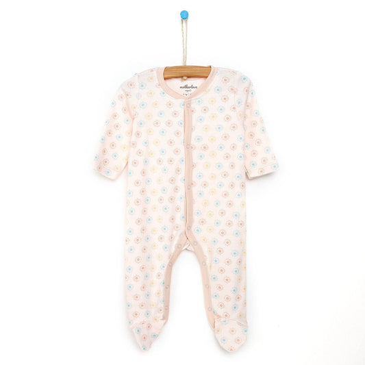 Motherlove Newborn Organic Footed Jumpsuit - Purple