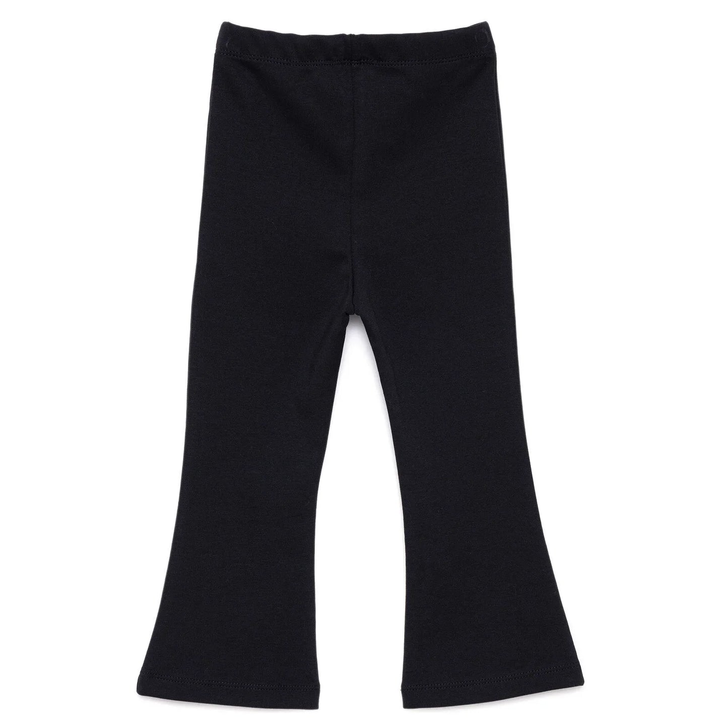 HelloBaby Basic Girl Flare Leggings - Black