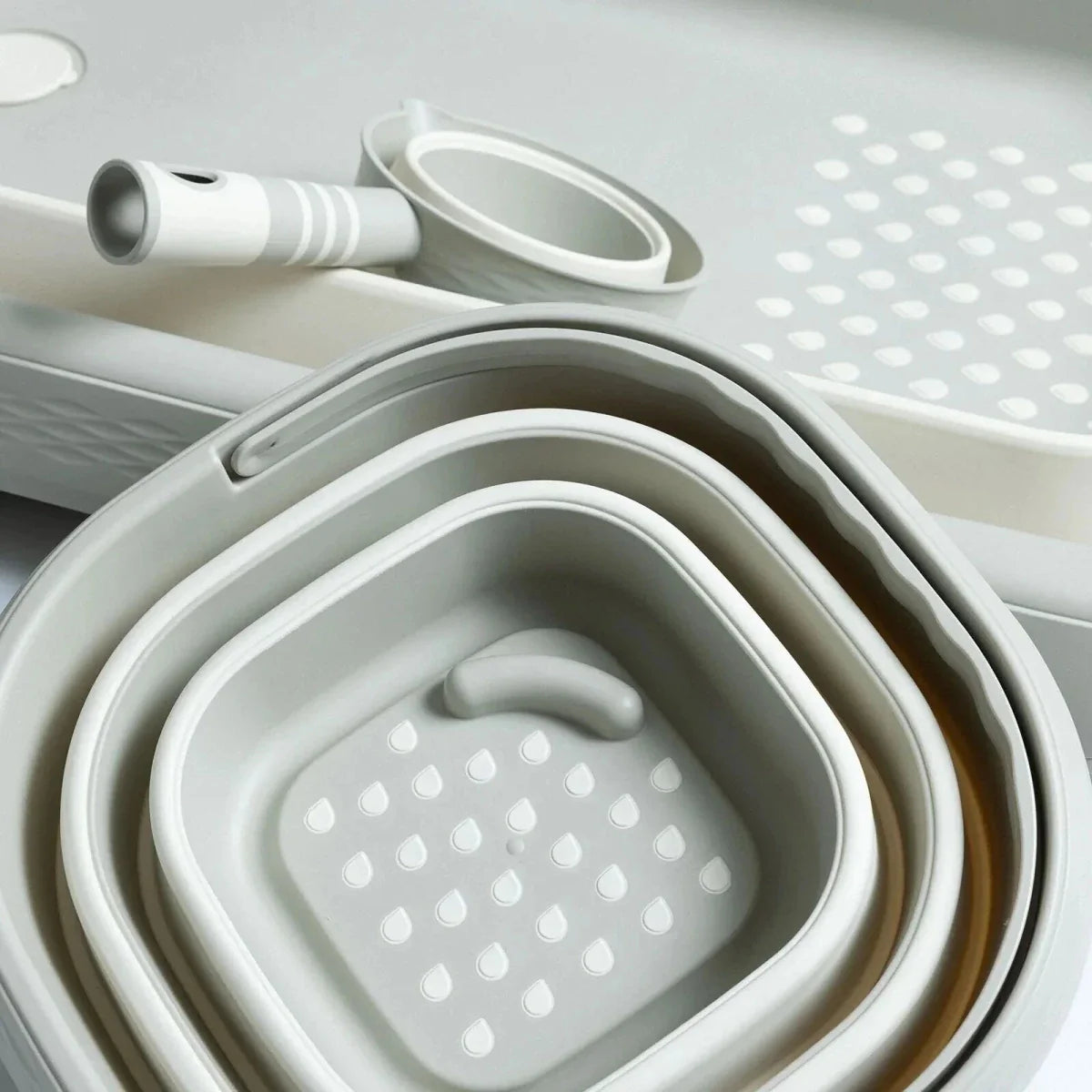 baby plus Bath Tube with Thermometer Set 3 pcs