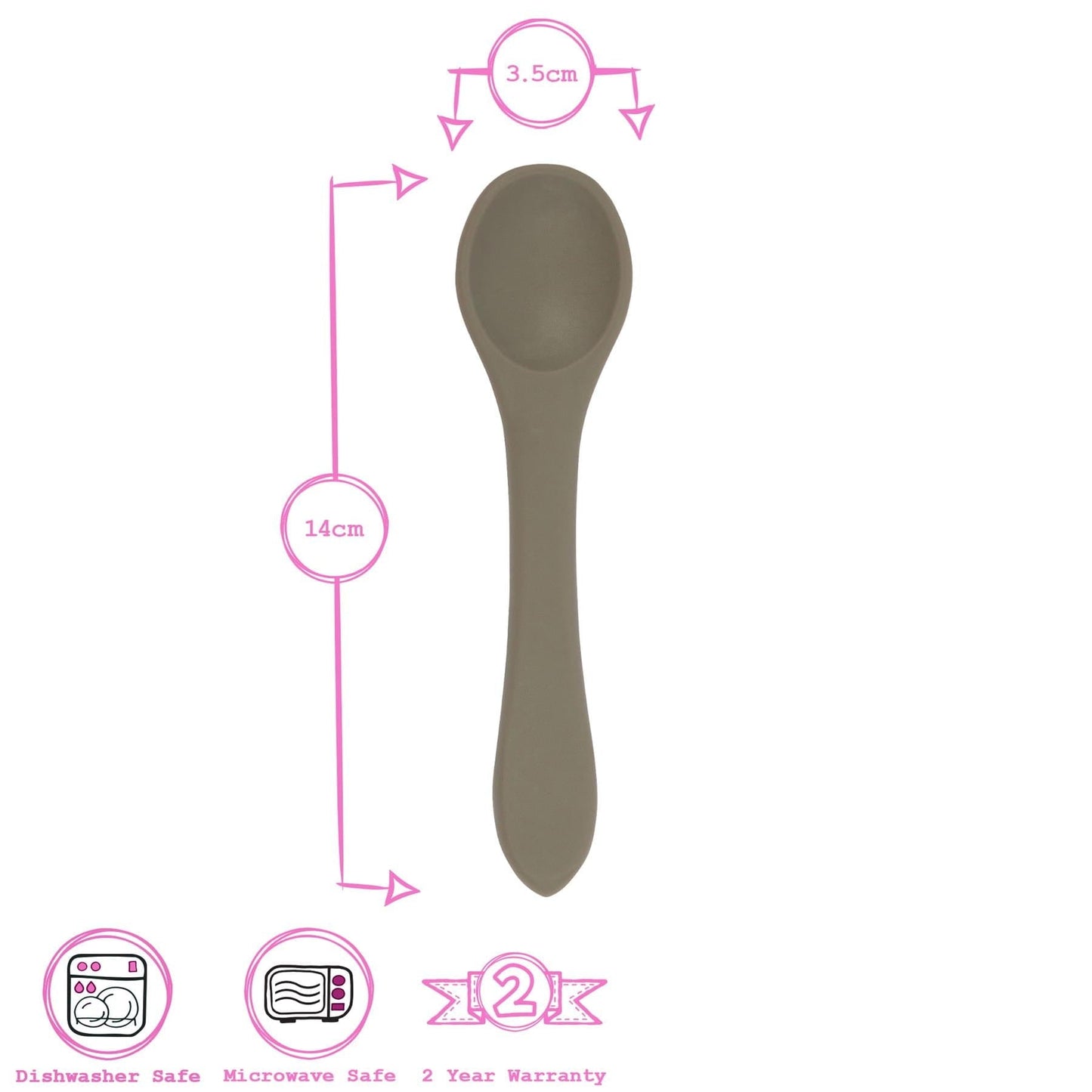 Silicone Baby Weaning Spoon