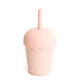 Pink Daisy Mini Toddler Smoothie Cup & Straw 200ml
