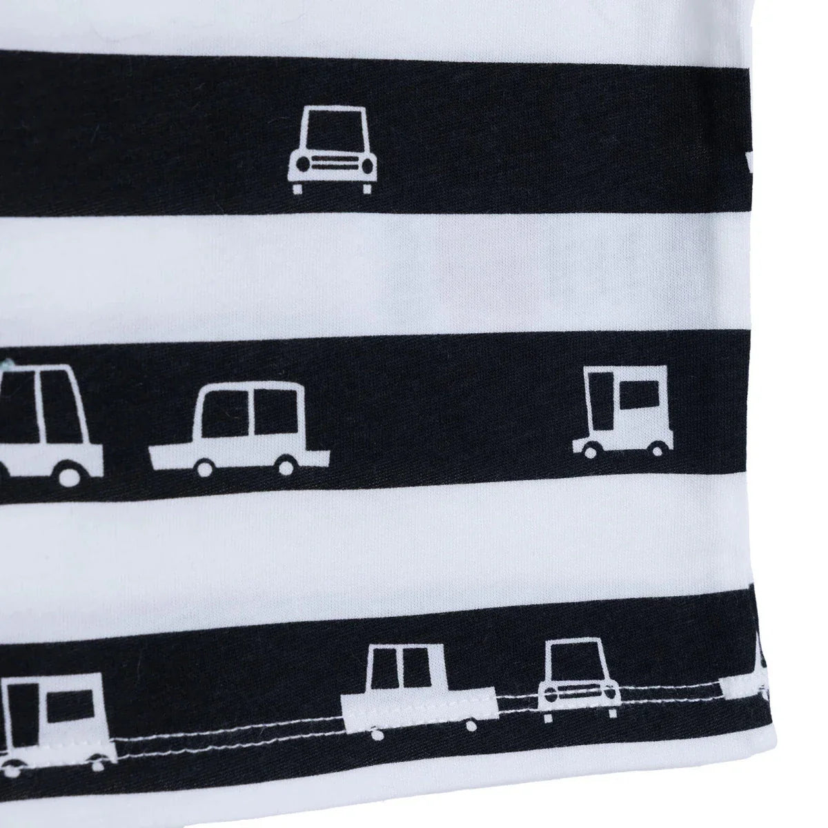 HelloBaby Boys T-shirt Vehicle Print Crew Neck Short Sleeve - Ecru