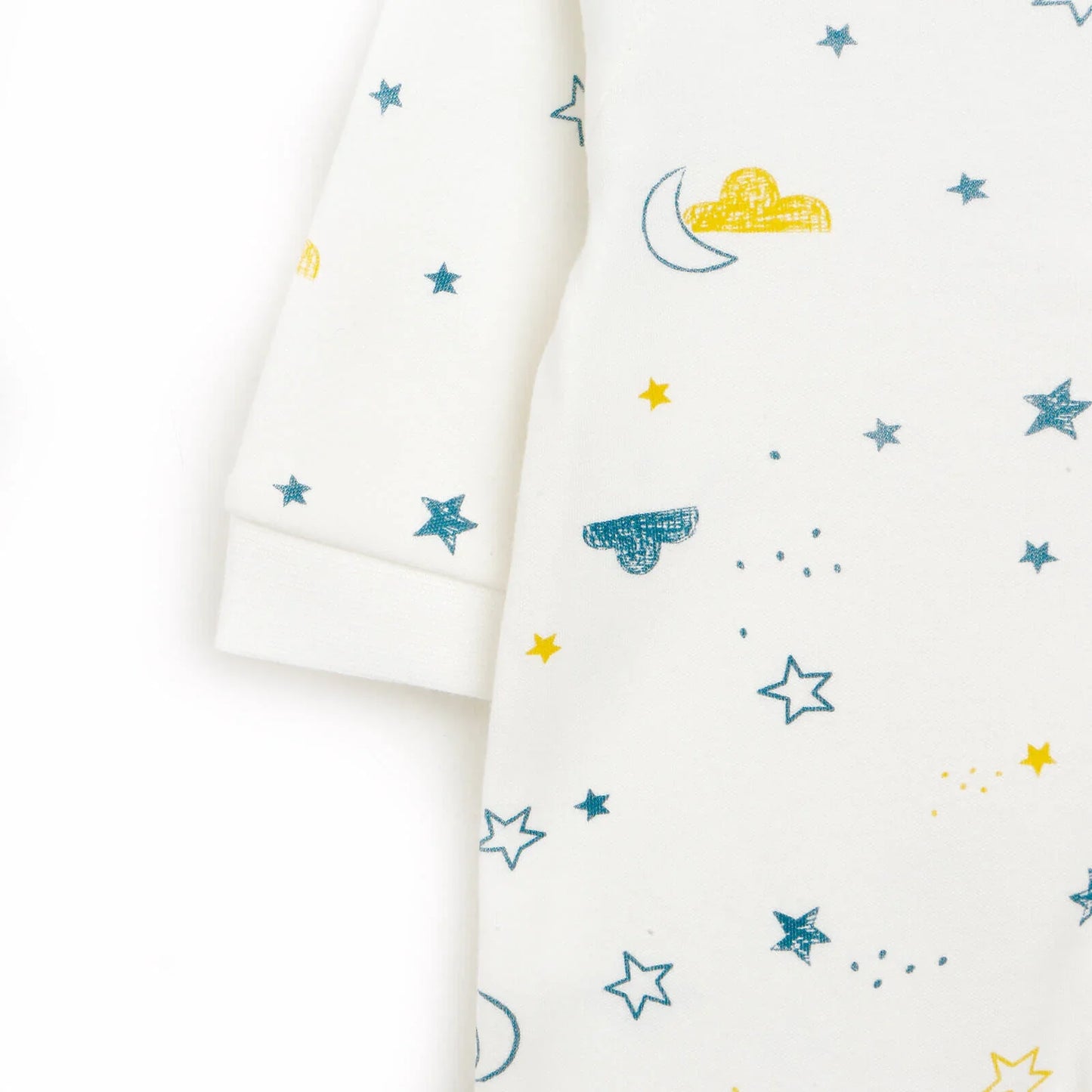 HelloBaby Newborn Baby Boy Footed Jumpsuit - Multicolour