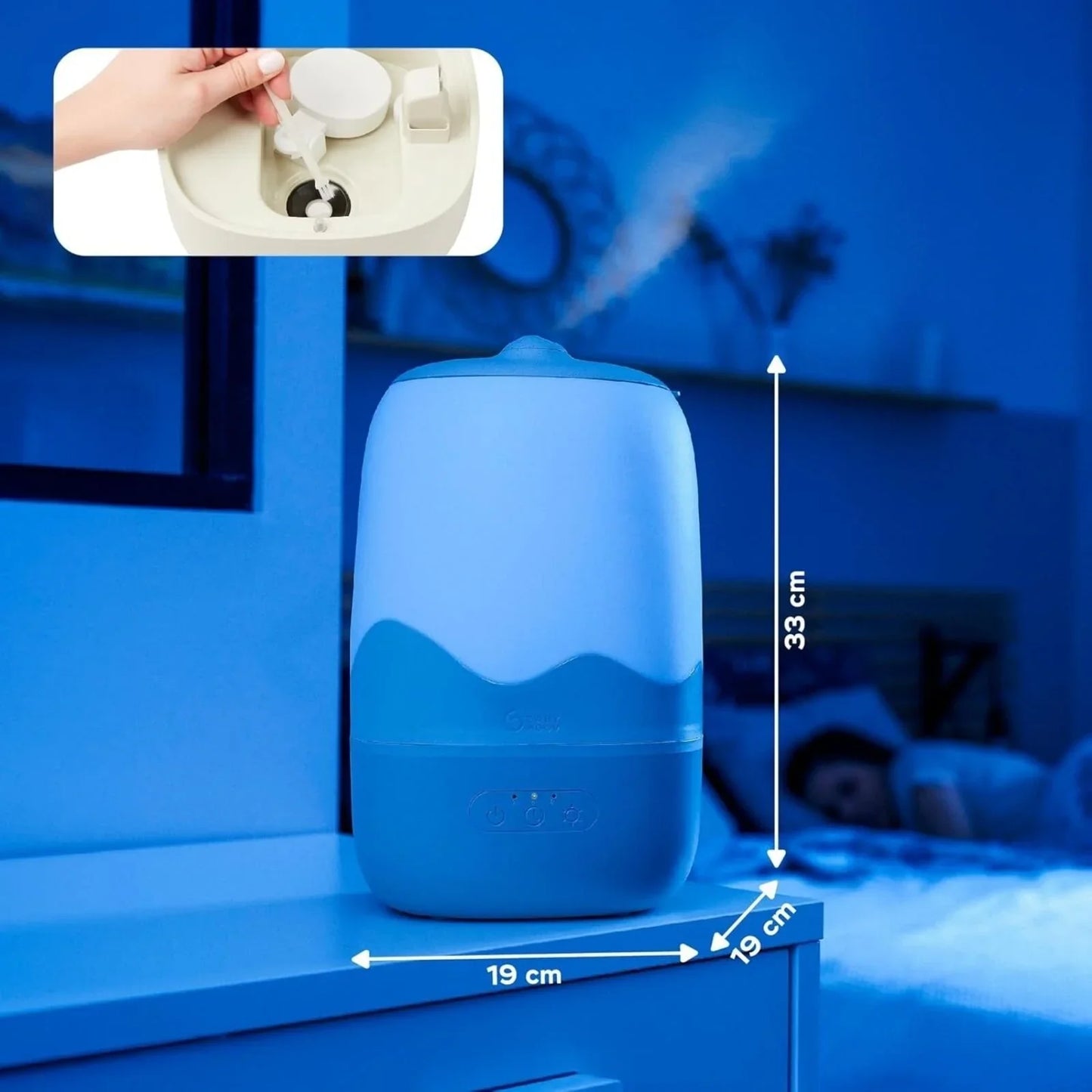 Babymoov Wave Humidifier with Cleaning Brush