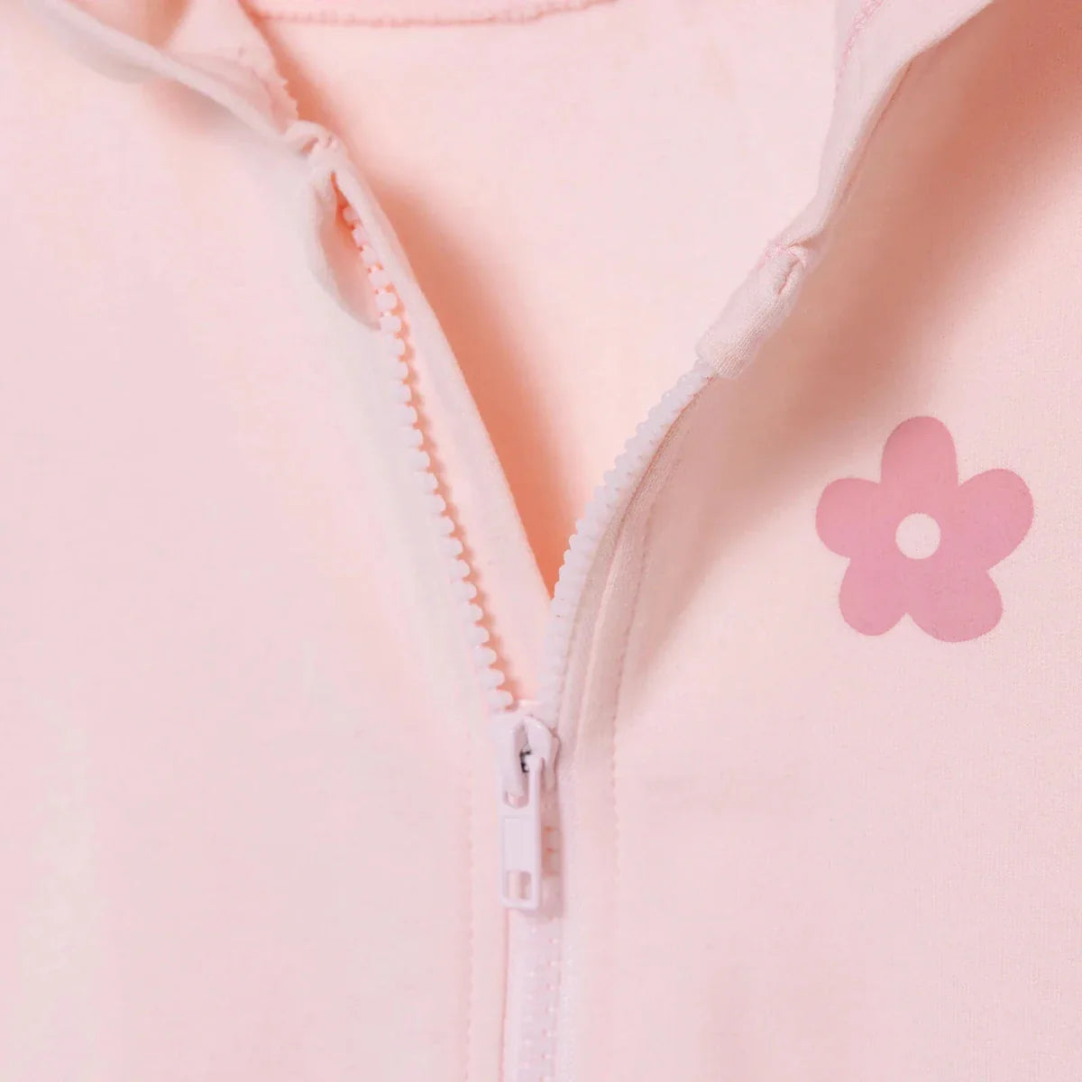 HelloBaby Girls Hooded Cardigan Crew Neck Long Sleeve - Pink