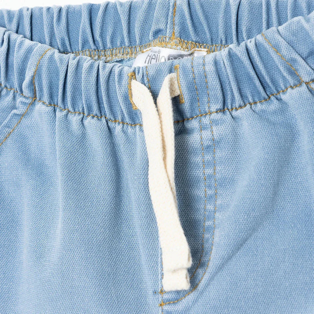 HelloBaby Boys Denim Trousers - Light Blue