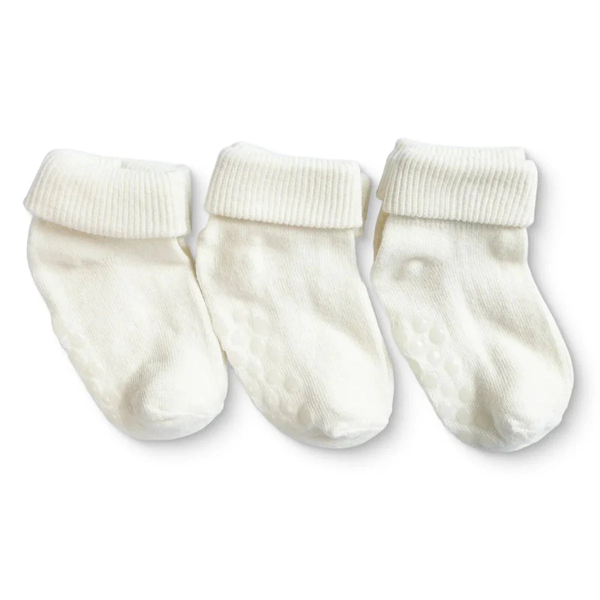 HelloBaby Unisex Pack of 3 Baby Socks None Cotton Rich - White