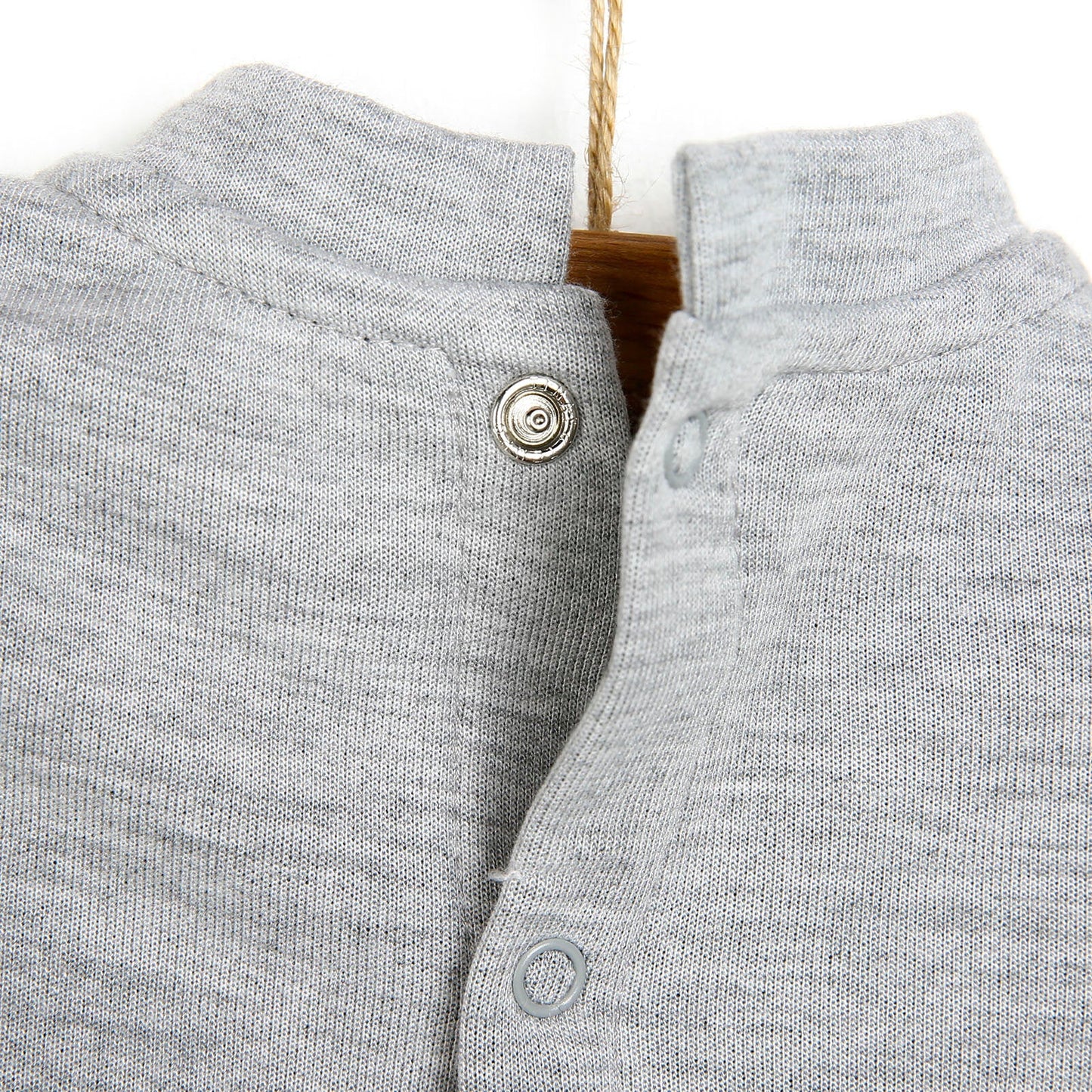 Cassiope Newborn Velvet Footed Jumpsuit - Powder