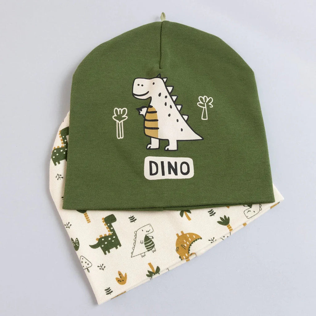HelloBaby Boys 2-Pack Hat Monster - Green