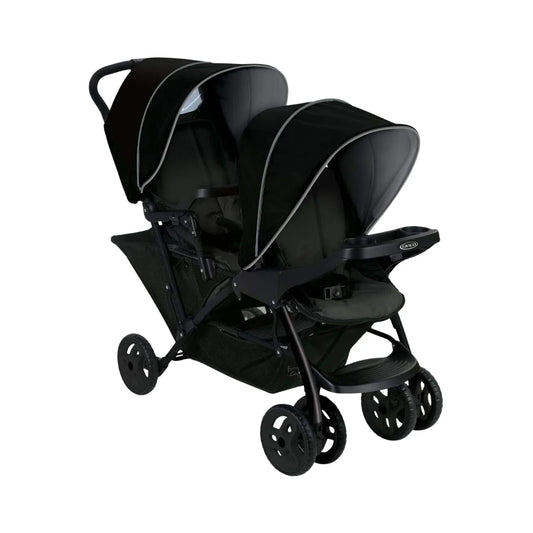 Graco Stadium Duo Tandem Stroller - Black/Grey
