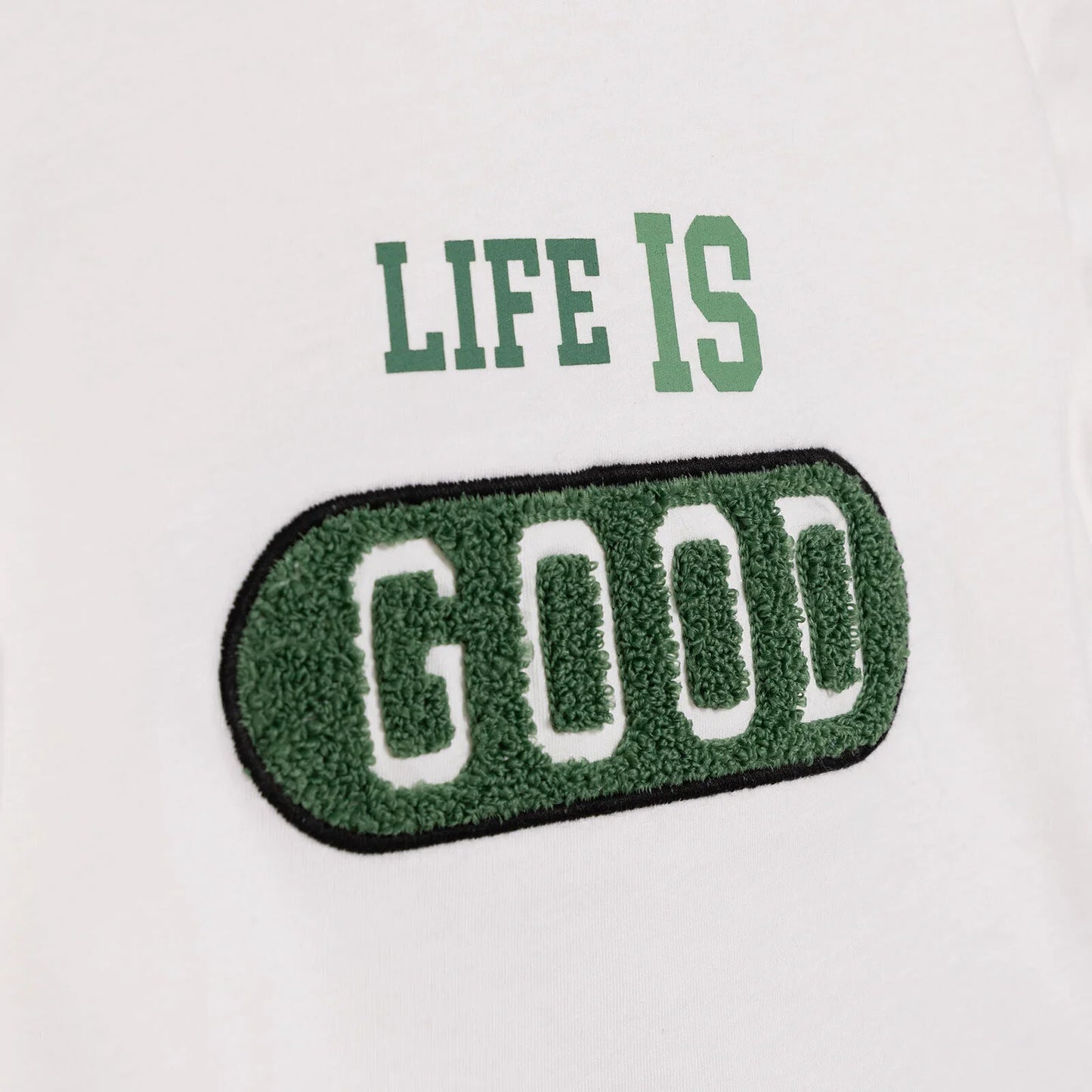 HelloBaby Motto Boy T-shirt & Short - White