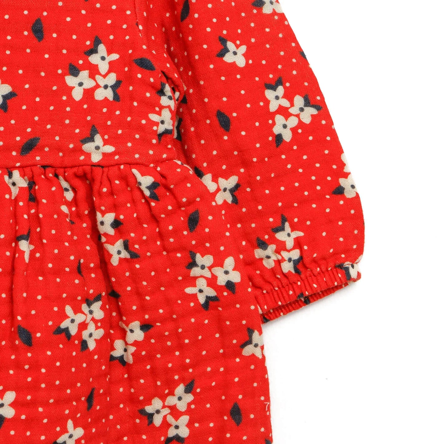 HelloBaby Basic Baby Girl Floral Muslin - Coral