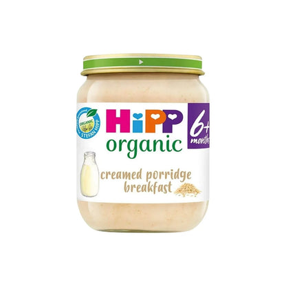 HiPP Organic Creamed Porridge Breakfast Baby Food Jar 6+ months 125g