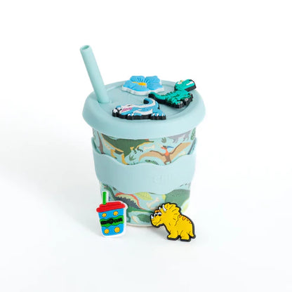 Dino Chino Charm Cup 8oz (STRAW INCLUDED)