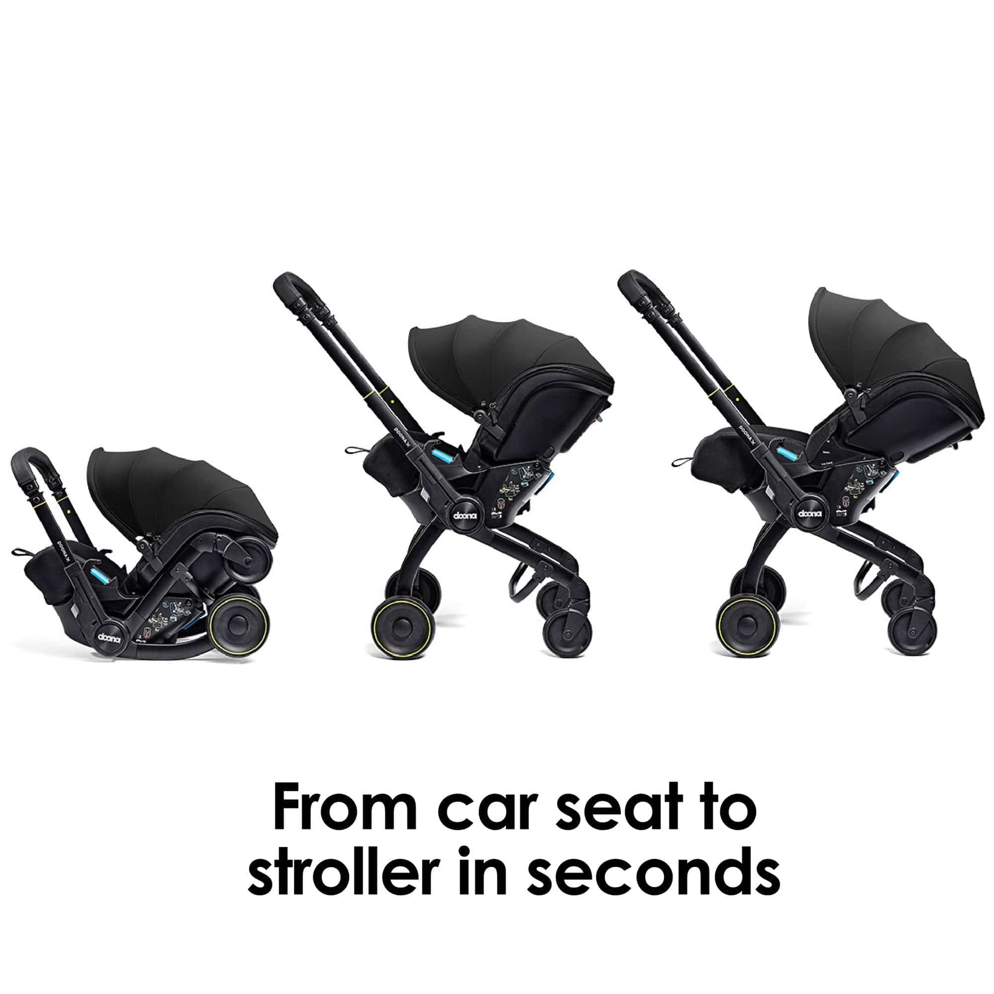 Doona X Infant Car Seat Stroller (Nitro Black)