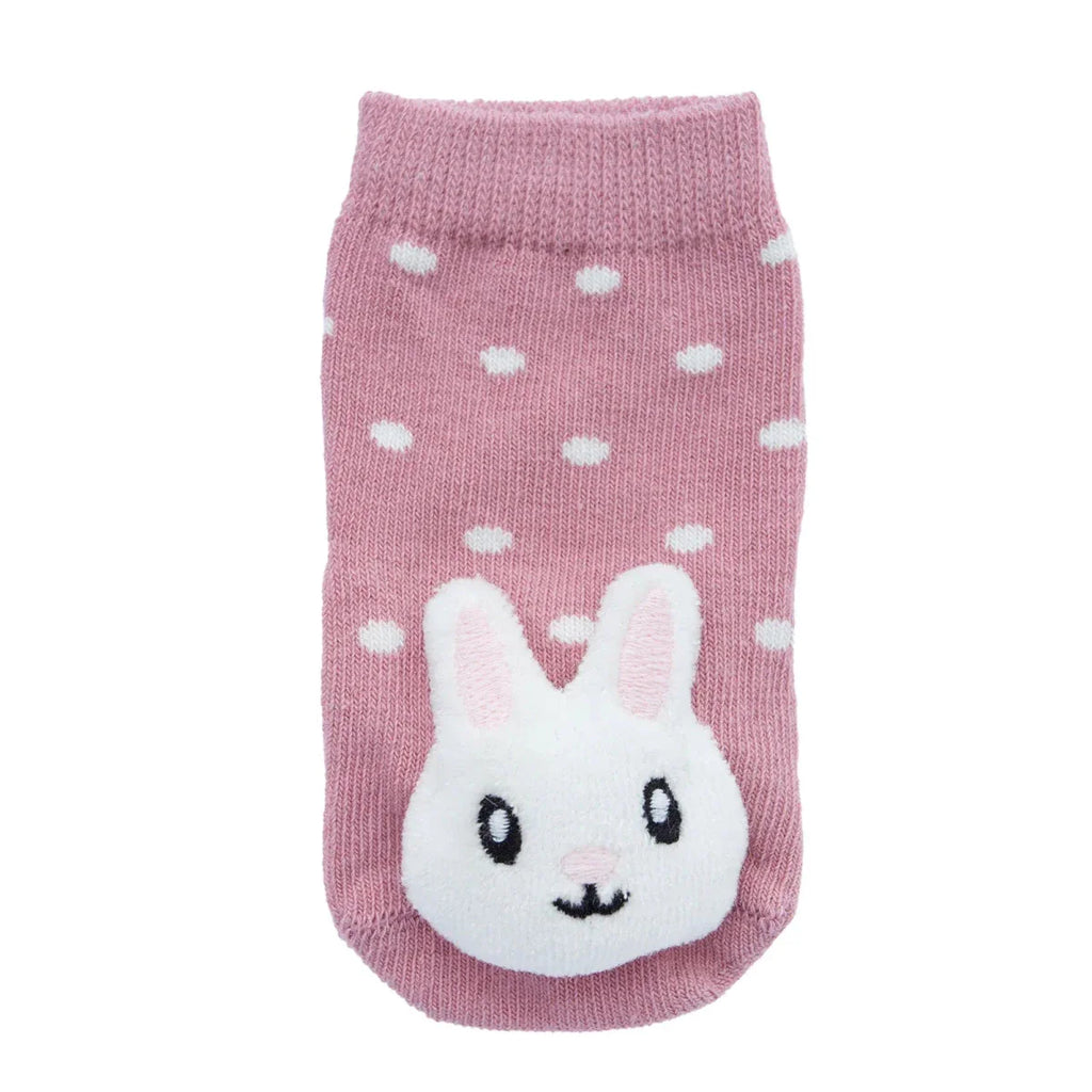 HelloBaby Girls Playful Socks Animal - Pink
