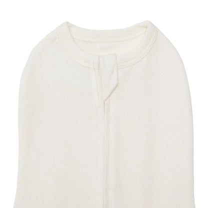 HelloBaby 100% Cotton 0-3 Months Swaddle Wrap Zip Fastening - Ecru