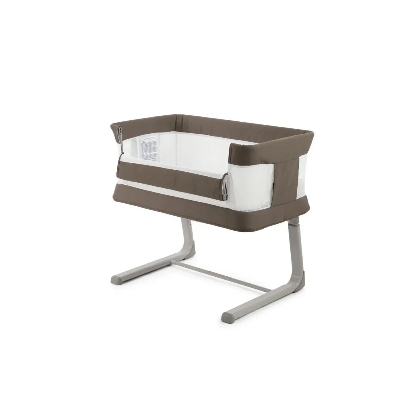 Oyster Wiggle Crib Co-Sleeper - Mink
