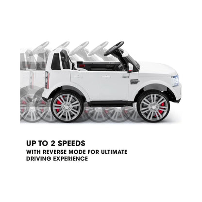 Xootz Land Rover Discovery 12V Ride On Lithium - White