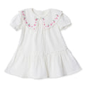 HelloBaby Short Sleeve Muslin Baby Dress (6-9 Months to 4-5 Years)