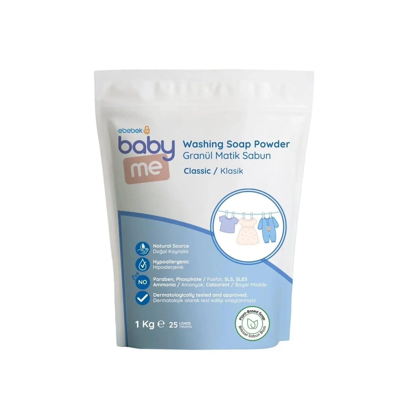 baby me Granular Washing Soap Powder 1000g 25 washes