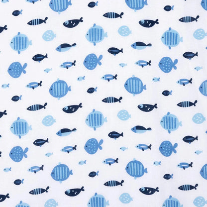 Mollia Muslin Blanket Unisex - Blue