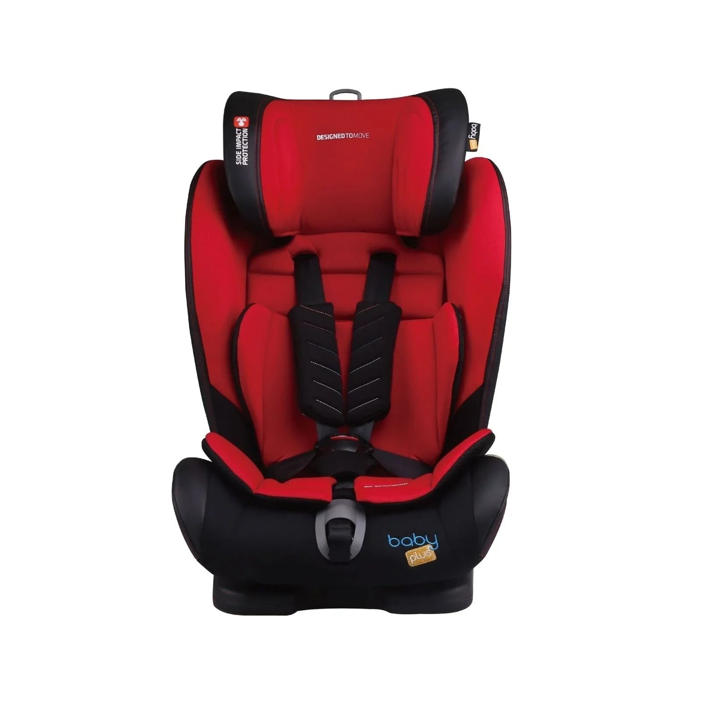 baby plus Secure Group 1/2/3 (9 Months to 12 Years) Car Seat - Red