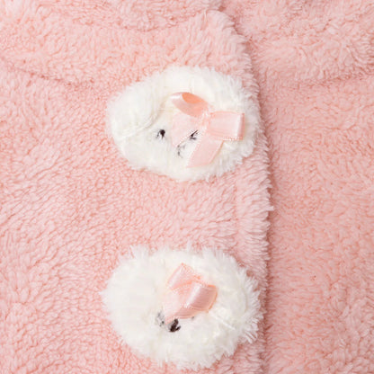 Midimod Newborn Welsoft Footless Jumpsuit - Pink