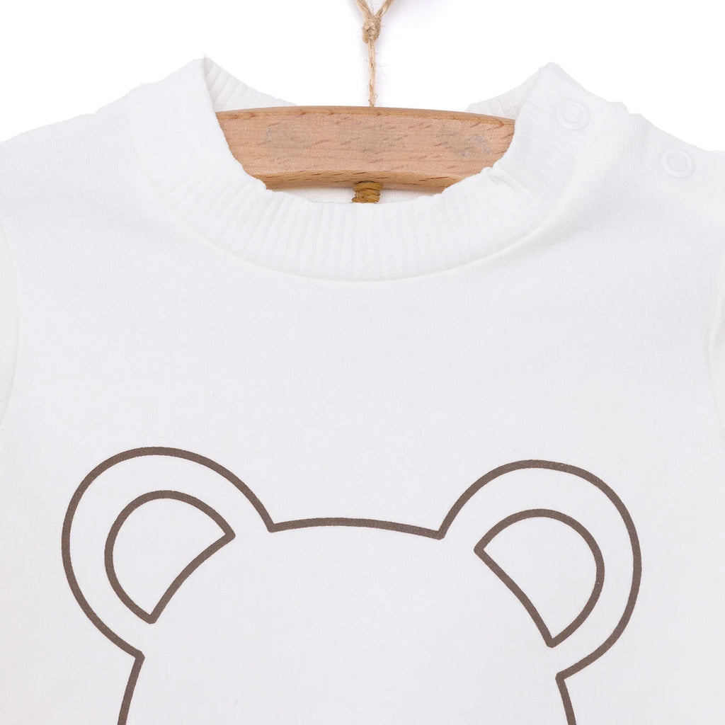 HelloBaby Newborn Girl  Cat Printed Sweatshirt
