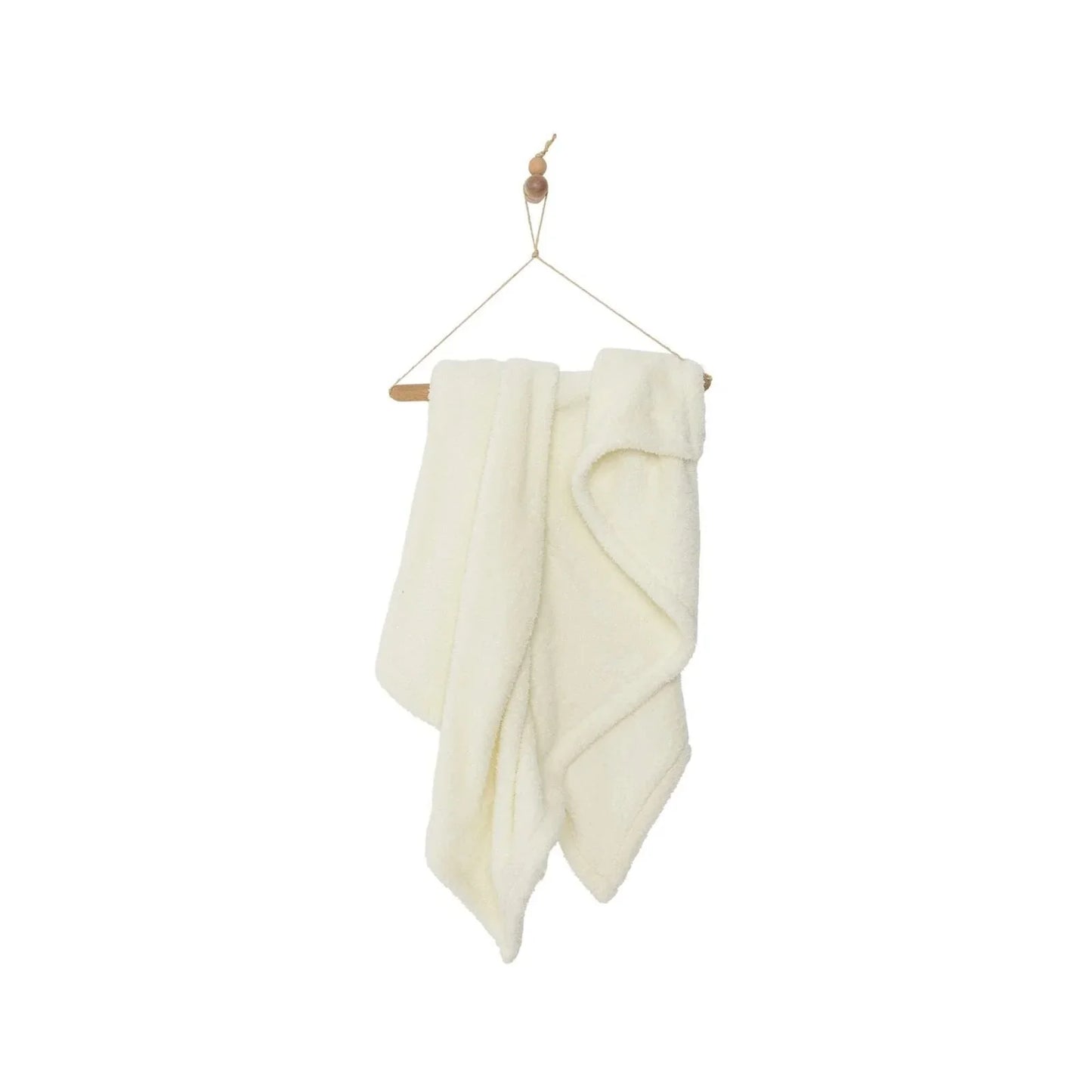 Mollia Unisex Blanket - Ecru