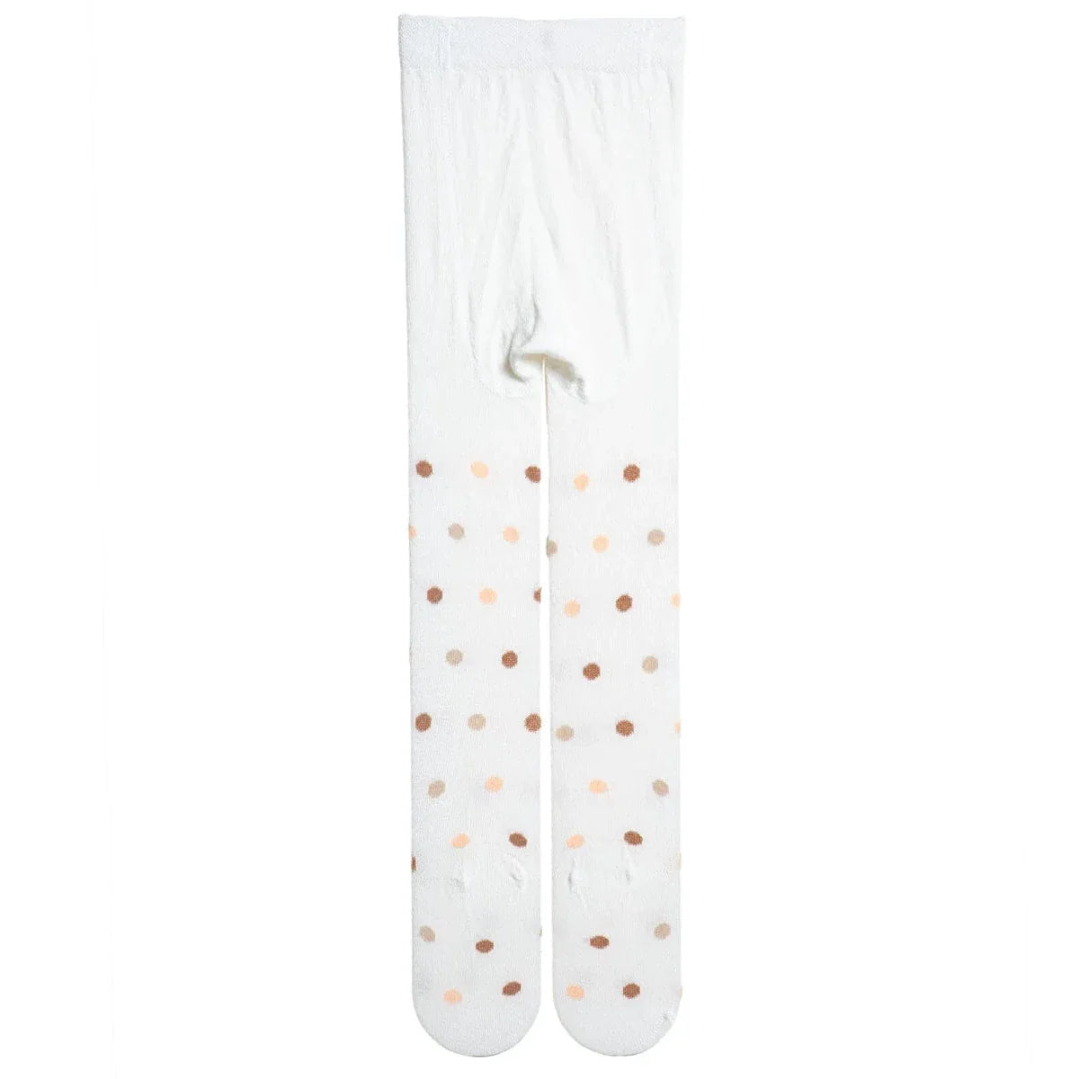 HelloBaby Girls Tights Polka Dot Print - Beige