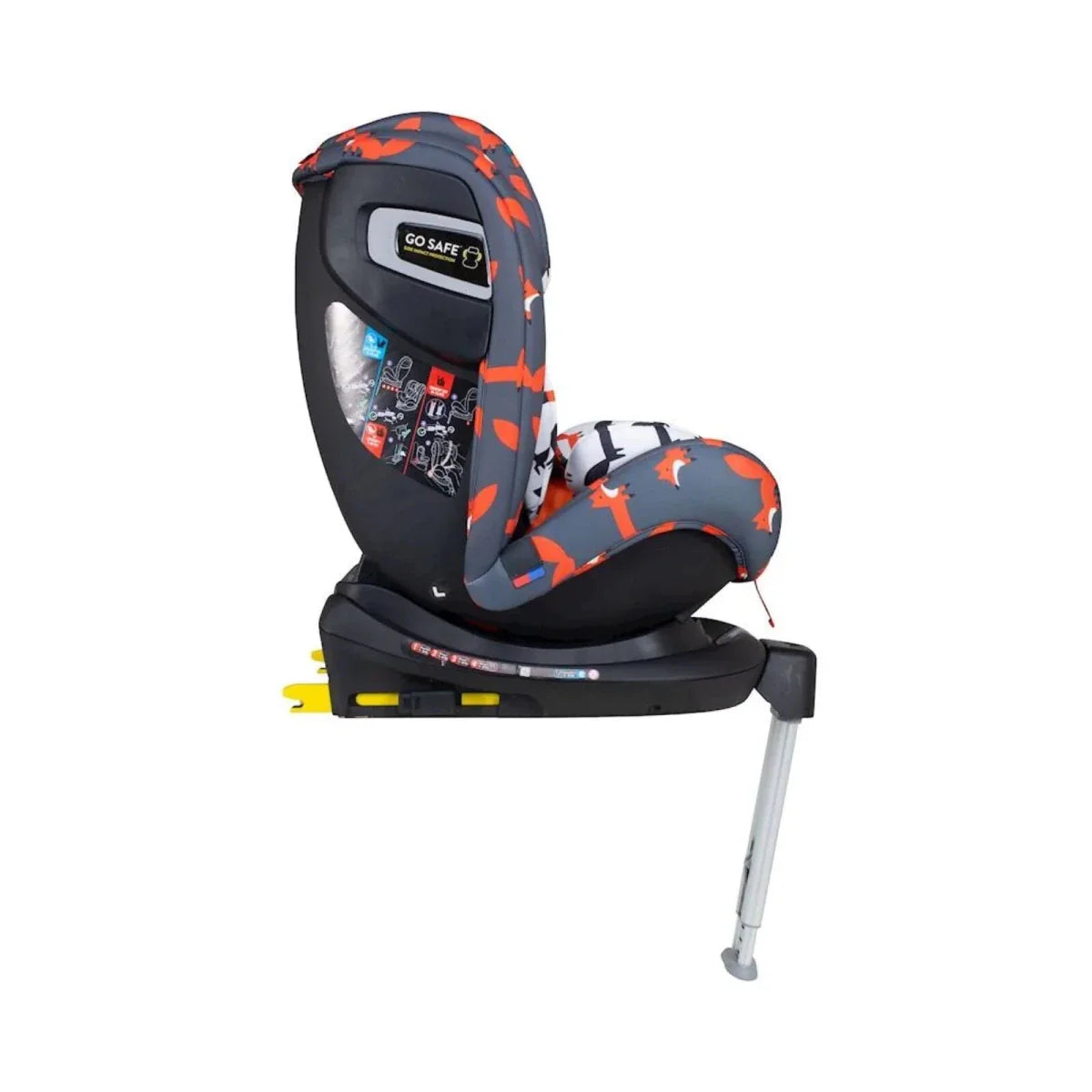 Cosatto All in All 360 Rotate i-Size Car Seat - Charcoal Mister Fox