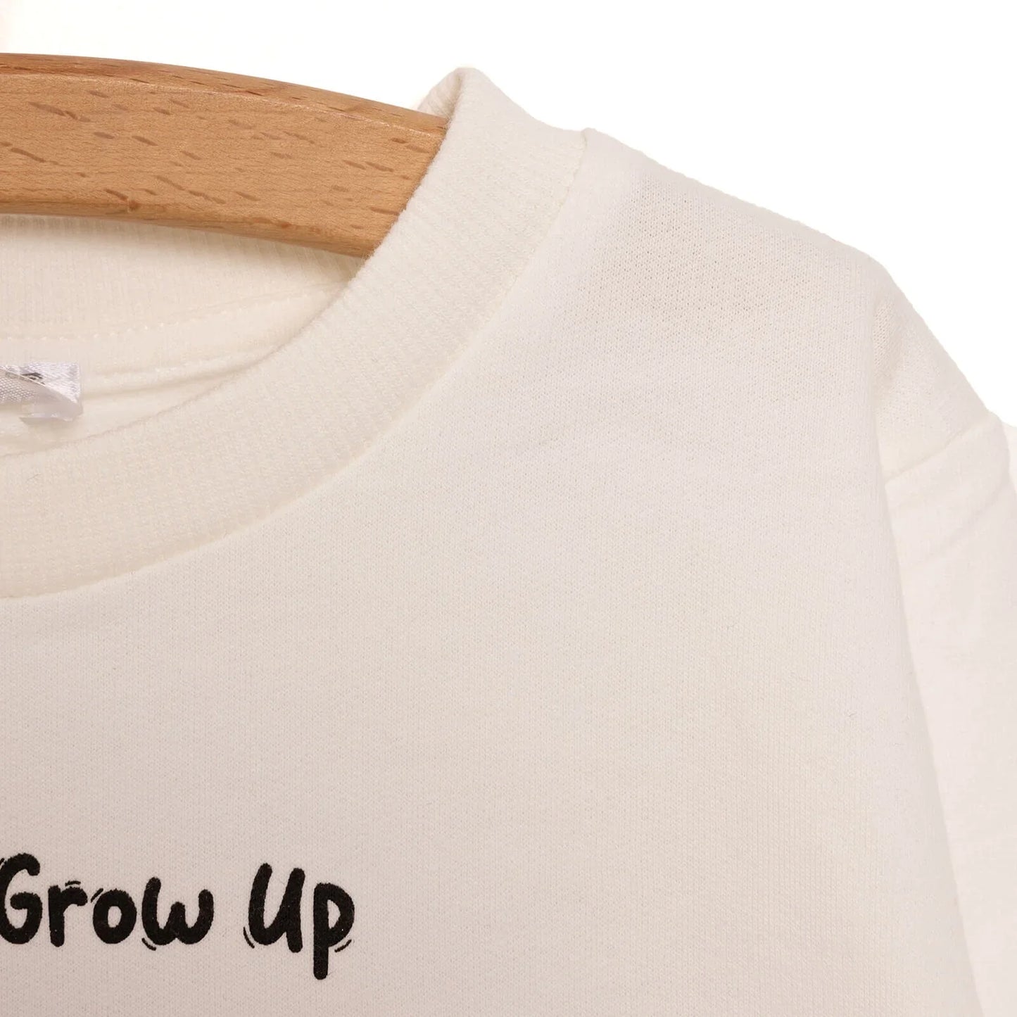 HelloBaby Baby Boy Basic Giraffe Printed Sweatshirt - Ecru