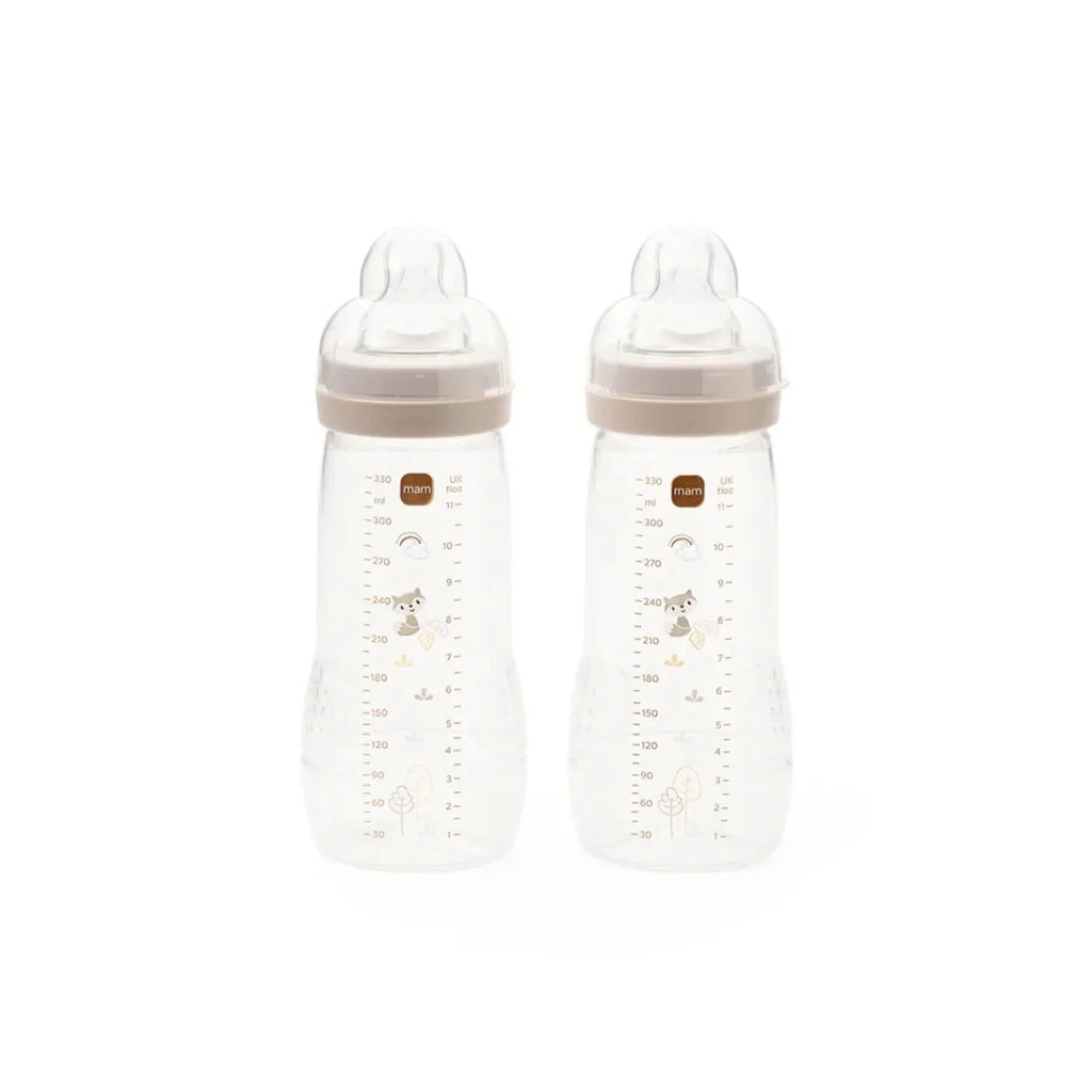 MAM Easy Active Bottle 330ml Unisex Pack of 2 Assorted