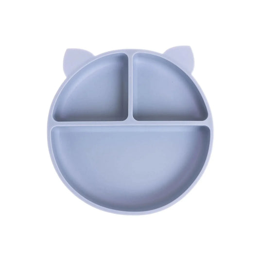 baby plus Silicone Suction Plate - Powder Blue