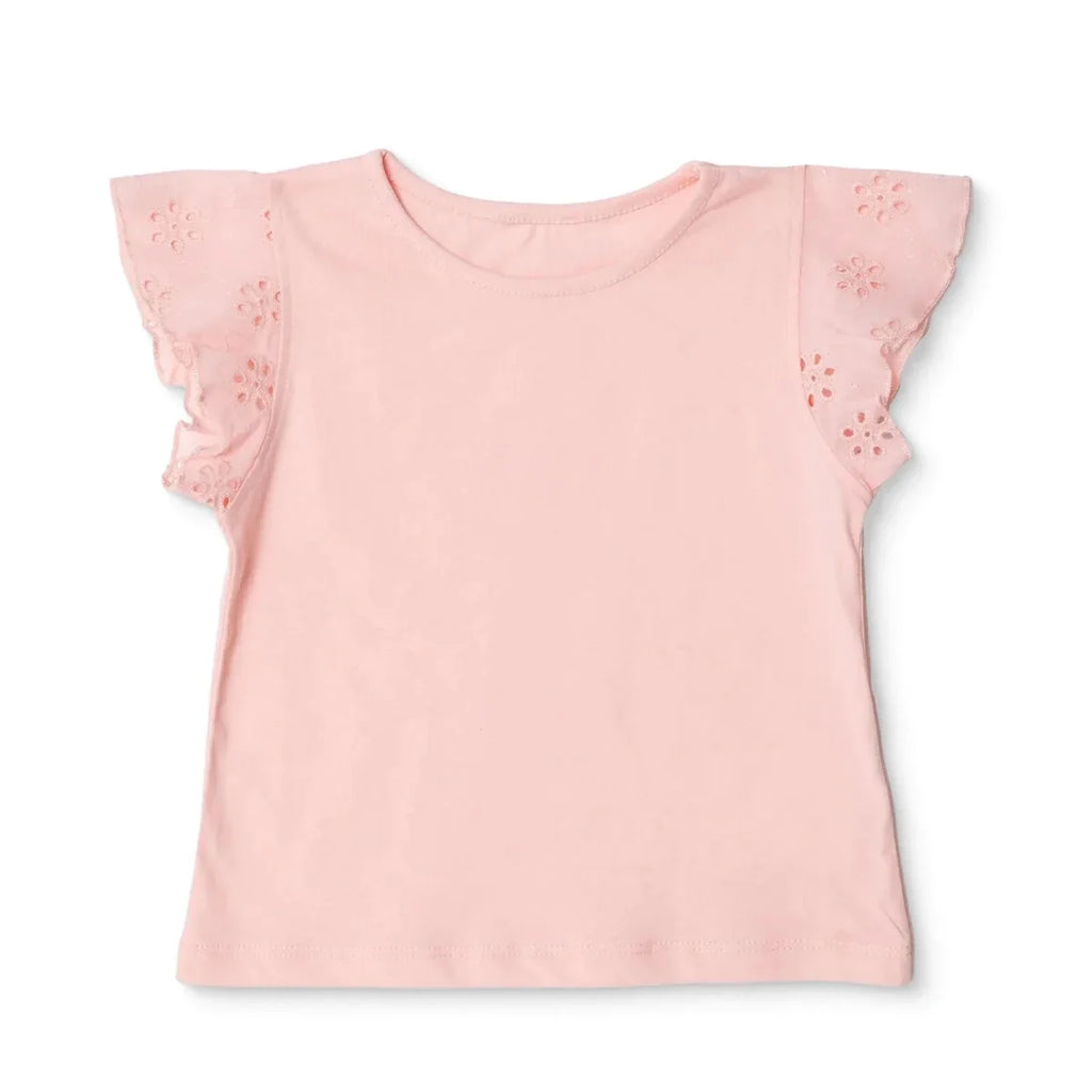HelloBaby Short Sleeve Jersey Baby Top (3-6 Months to 3-4 Years)