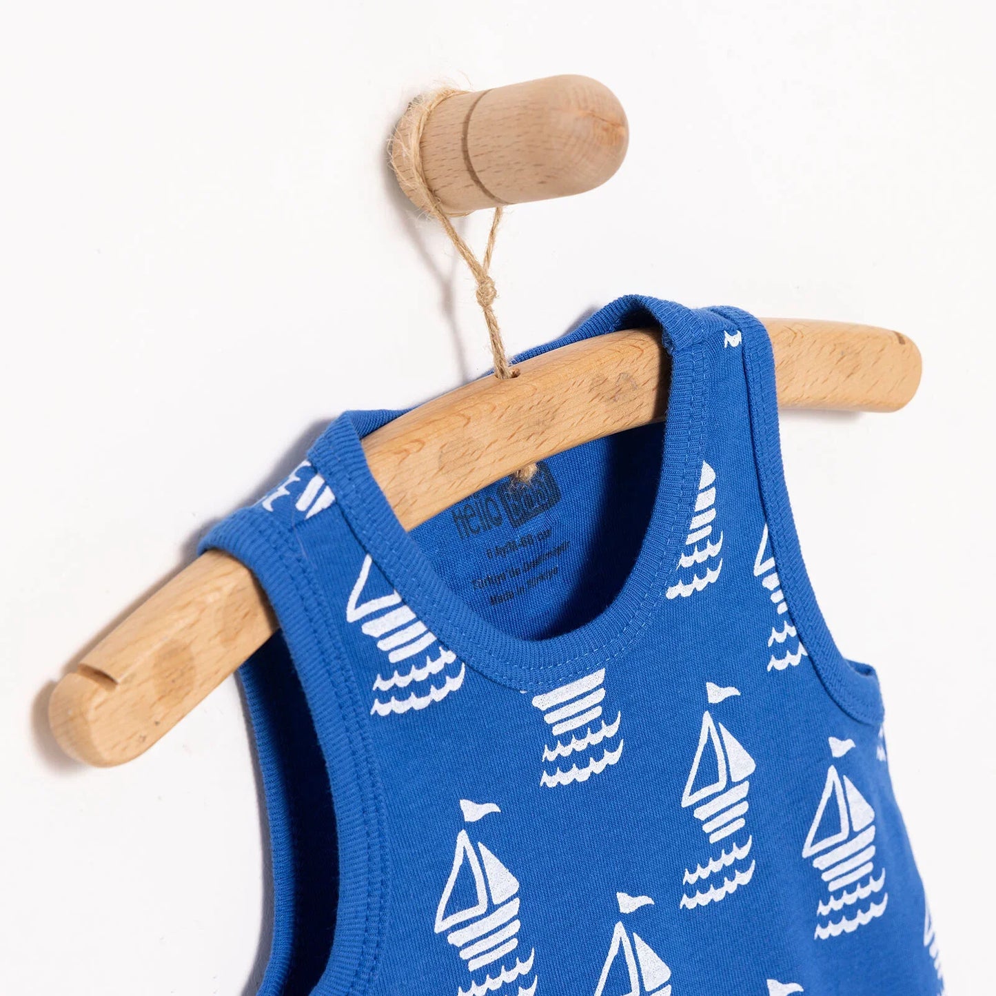 HelloBaby Boy Athlete Bodysuit - Navy Blue