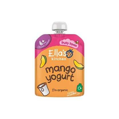 Ella's Kitchen Organic Mango Greek Style Yoghurt Baby Food Pouch 6+ months 90g