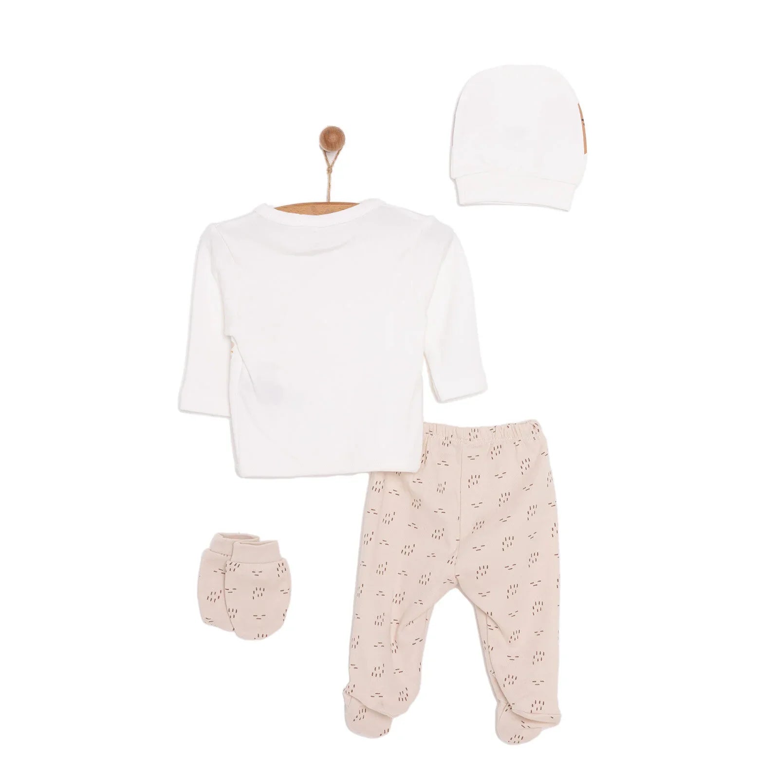 Little Life Baby Boy Newborn 5 Pcs Starter Set - Light Brown