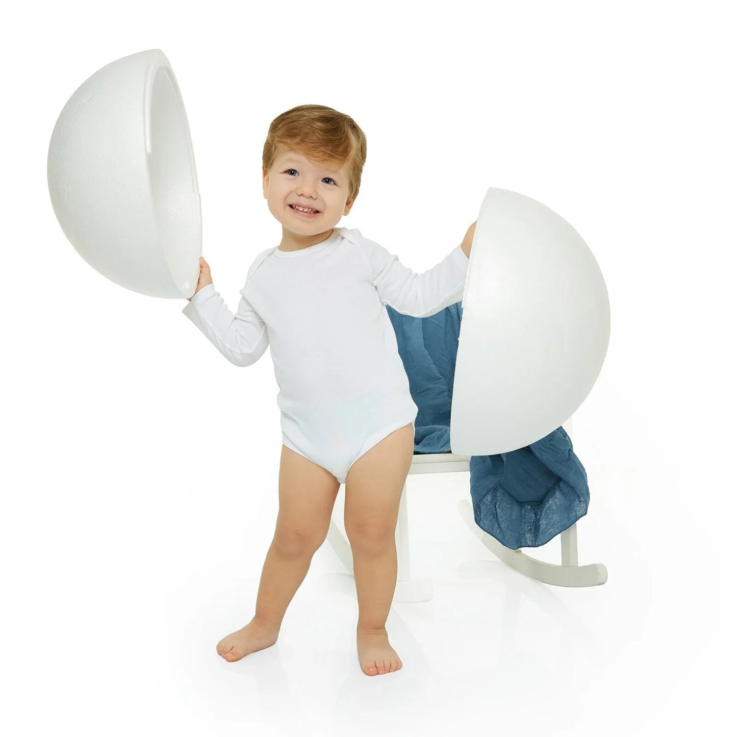 HelloBaby Unisex Long Sleeve Bodysuit 5 pcs