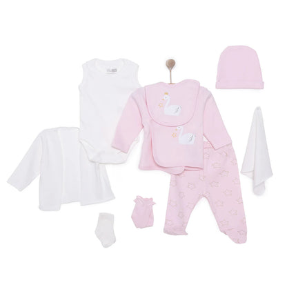 HelloBaby Newborn 10 pcs Starter Set - Pink