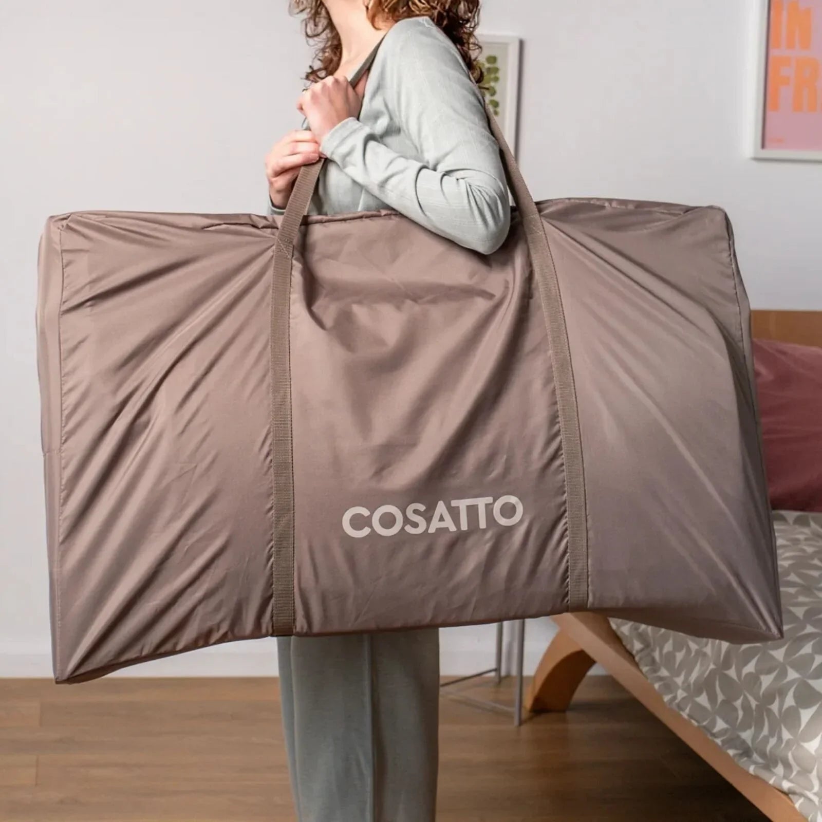 Cosatto Close to Me Folding Bedside Crib - Lollop