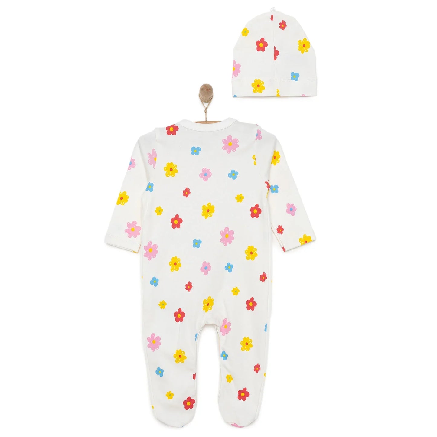 HelloBaby Girl Jumpsuit & Hat - Yellow